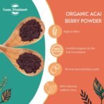 Organic Freeze Dried Acai Powder 100g - Pure, Nutrient-Rich Superfood by Sussex Wholefoods - Image 3