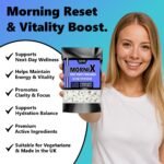 Mornix Morning Reset Supplement | Next-Day Wellness, Energy, Hydration & Vitality Support | NAC, ALA, Ashwagandha, Maca, Vitamins & Taurine – 60 Capsules - Image 4