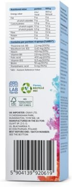 Osavi B–Complex – 25 ml Oral Spray | Fast–Absorbing B Vitamins for Energy, Nervous System & Immune Support | Orange Flavor | Clean Label | Vegan–Friendly - Image 4