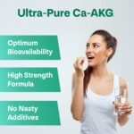 Pure Ca-AKG Supplement - 60 Capsules, High Strength 500mg Calcium Alpha-Ketoglutarate per Serving, Vegan & Non-GMO Ca-AKG Supplement for Vitality, Mental Focus & DNA Structure - Image 3