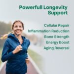 Pure Ca-AKG Supplement - 60 Capsules, High Strength 500mg Calcium Alpha-Ketoglutarate per Serving, Vegan & Non-GMO Ca-AKG Supplement for Vitality, Mental Focus & DNA Structure - Image 5