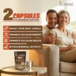 NAD+ Trans-Resveratrol Supplement 1100mg with Black Pepper Extract - Cellular Energy Booster - 60 Count (Pack of 1) - Image 3