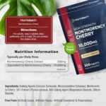 Montmorency Cherry Tablets 10,000mg | 300 Tart Cherry Active Pills - 5 Months Supply | 50:1 Natural Tart Cherry Extract Supplement for Men & Women | Vegan | by Horbaach - Image 4