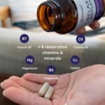 Wassen Relax & Replenish 90 Magnesium Capsules | Magnesium Sleep Supplements Supporting Psychological Function | Ashwagandha to Help Relaxation | Passion Flower Capsules | Reishi Mushroom & Lavender - Image 3