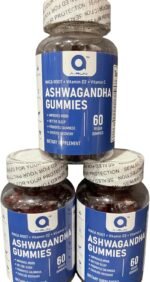 A-RUN Ashwagandha Gummies with Vitamin D2 & C, 60 Vegan Gummies, for Mood, Sleep & Exercise Recovery - Image 3