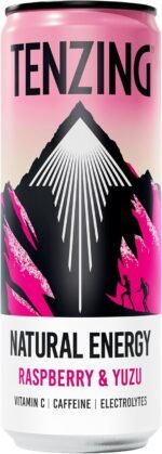 TENZING Natural Energy Raspberry & Yuzu 12 x 330ml - Image 3