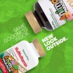 NaturesPlus Animal Parade Gold Kids' Multivitamin Natural Cherry Flavour - Chewable Vitamins, Superfoods and Probiotics - Vegan, Gluten Free - 60 Animal Shaped Chewable Tablets - Image 3