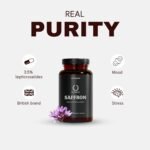 Gold Grade Saffron Extract | 120 Capsules 400mg Equivalent | 100mg Extract Per Serving |3.5% Lepticrosalides | Lab Tested Pure Supplement | Maximum Potency | Mood, Stress, Sleep, Appetite - Image 5