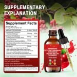 60ML Berberine with Ceylon Cinnamon Supplement Liquid Drops + Bitter Melon Extract, Glucomannan, Gymnema, Chromium, Turmeric, Panax Ginseng, Moringa GLP-1 Support - Image 3