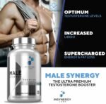 Ultra Premium Testosterone Booster for Men - Male Synergy The UK’s No1 Testosterone Supplements for Men Test Boost Energy Muscle Growth Libido | 90 Vegan Capsules Zinc Magnesium - Image 3