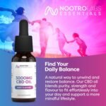 3000mg CBD Oil (Mint Flavour, 30ml), High Strength CBD Oil for Anxiety, Stress and Sleep Support, Pleasant Tasting Drops for Daily Wellness - Image 4