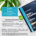 MSM Supplements 3000mg with Vitamin C | High Strength Methylsulfonylmethane MSM with VIT C | 120 Vegan Tablets (Not Capsules) | by Horbaach - Image 4