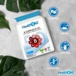 Health4All Vitamin B Complex B-50 90 Capsules, 3 Months Supply, High Potency Vegan B-Complex with PABA | Support Cognitive Functions, Energy, Tiredness & Fatigue | Made in UK (not Tablets) - Image 5
