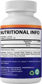 Vitamatic Apigenin 50mg - Sleep Support - 120 Vegetarian Capsules, (Pack of 1), 0.1 kg - Image 3