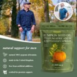 Prostate Health Supplements for Men | Pumpkin Seed Oil Capsules with Nettle Leaf & Pygeum Africanum | 60 Capsules, 1 Month Supply | Made in The UK by Roundway Supplements - Image 3