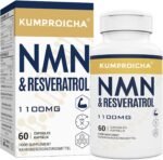 NAD+ Trans-Resveratrol Supplement 1100mg with Black Pepper Extract - Cellular Energy Booster - (60 Count (Pack of 1)) - Image 2