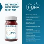 NAD+ Optimiser - Supports NMN and Nicotinamide Pathways – NAD Plus Precursor 1-MNA - Vitamin B3 Metabolite – Advanced Cellular and Vitality Support Formula – Slow Aging - 30 Easy Swallow Capsules - Image 3