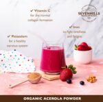 Sevenhills Wholefoods Organic Raw Acerola Powder 200g, Natural Vitamin C - Image 4