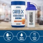 Applied Nutrition Carb X Highly Branched Cyclic Dextrin Carbohydrates, Intra & Post Workout Carbs Powder, Fuel Training & Recovery, Vegan, Gluten Free, Sugar Free, 1.2kg 48 Servings (Orange Burst) - Image 5