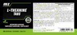 L-Theanine 200 mg - 120 Vegan Tablets - 4 Months Supply - Amino Acid Supplement for Daily Mental Calm and Clarity - by MZ - Image 3