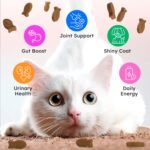 Cat Vitamins for Indoor & Outdoor Pets - 200 Chews - Healthy Cat Treats - Immune, Joint Support, Skin & Digestion - Multivitamin with Omega 3s, Glucosamine & Probiotics - Image 6