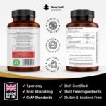Cod Liver Oil Softgels 1000mg - 180 Cod Liver Soft gels High Strength Softgels- Cod Liver Oil Rich in Omega 3 EPA DHA Fatty Acids + Vitamins A & D, High Strength Fish Oil - UK Made, by New Leaf - Image 4