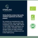 CortiSol Harmony - Supplement to Support Mental Performance & Energy, 60 Vegan Capsules | KSM-66, Ashwagandha, Rhodiola, L-Theanine & B & C Vitamins for Psychological Function | STERLING NUTRITION - Image 4