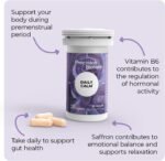 Daily Calm by PrecisionBiotics - Supplement for Women - PMS - Probiotics with Vitamin B6 and Saffron Extract - Emotional and Hormonal Balance - 30 Capsules - Image 3