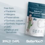 BetterYou Magnesium Sleep Whizz-Popping Kids' Bath Flakes, Pure Zechstein Magnesium Chloride, Aids Relaxation Before Bedtime, in Partnership with The Roald Dahl Story Company - Image 5