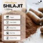 Shilajit Capsules – 1,500mg Purified Extract – Northumbria Health – Natural Energy, Stamina & Vitality Support – 60 Vegan Capsules – Authentic Himalayan Source – Non-GMO, UK Made - Image 9