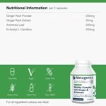 Metagenics Motility Complex with Ginger & Artichoke - Vegan Botanical Blend - 120 Capsules - Image 3