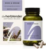 Doze & Dream - Vegan Adaptogenic Wellness Supplements. Reishi Mushroom & Ashwagandha for Relaxation and Sleep (14 Capsule Pouch) - Image 4