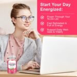 Multivitamin Gummies Women 60 Gummies - Essential Vitamins & Minerals, Sugar-Free Formula, Vegan Friendly, Strawberry - Image 7