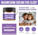 Magnesium Butter for Sleep - Magnesium Body Butter 100g – Lavender Night Balm Soothing, Fast-Absorbing Night Moisturiser with Magnesium to Support Nightly Relaxation; Vegan & Cruelty-Free - Image 4