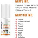 Organic Vegan 400IU, Vitamin D3, 120 Drops – Baby Drop for Infants & Toddlers | USDA Organic, Non-GMO, Plant-Based, No Additives or Preservatives, All Natural, Made in UK - Image 5