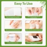 Natural Deep Cleansing Detox Foot Patches, 30 Pieces, for Stress Relief, Sleep Quality, Blood Circulation - Image 5