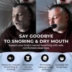 Sleep Tape | 31 x Hypoallergenic Mouth Strips | Anti Snoring Device, Supports Nasal Breathing | Clinically Tested Dug Free Anti-Snoring Aids for All Genders - Image 3