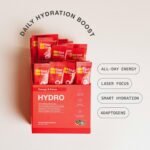 fourfive Hydration Sachets (Energy & Focus) - Hydro Electrolytes Powder with Natural Caffeine & Lion's Mane, Boost Daily Stamina - Red Berry, 30 Sachets - Image 3