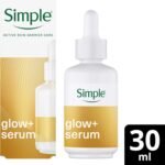 Simple Glow+ 10% Vitamins C + E + F Serum skin care for dry or dehydrated skin for youthful, glowing skin 30 ml - Image 3