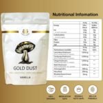 Variety Mode Gold Dust Vanilla Mushroom Coffee Decaf (240g - 30 Servings) | Mushroom Powder Containing Lions Mane, Reishi, Chaga & Ashwagandha | For Focus, Energy & Calm - 100% Natural, Organic, Vegan - Image 3