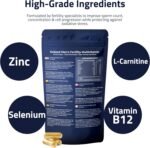 Multivitamin Tablets for Men - Daily Supplements for Male Fertility Support & Sperm Health - Semen Quality Booster - Antioxidant Rich Immune Health Supplements - Enhanced Sperm Progression - Image 4