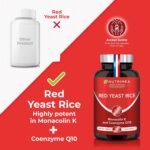 Red Yeast Rice – Enriched with Coenzyme Q10 – Gluten-Free – 90 Vegan Capsules – 3 Month Supply – French Expertise – Nutrimea - Image 5