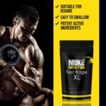 Nuke Nutrition Test Rage XL Testosterone Booster for Men | 120 Capsules | Anabolic Supplement to Enhance Male Testosterone Levels | Boost Lean Physique, Muscle Growth & Strength | Vegan & Easy Swallow - Image 5