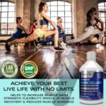 Marine Collagen Liquid 10000mg | Sugar Free | Hydrolysed Collagen Peptides | Hyaluronic Acid, Biotin, Silica, Vitamin C, Vitamin D3 | Skin, Hair, Nails | Liquid Collagen Supplement for Women & Men - Image 3