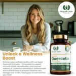 Super 500mg Quercetin Complex with Bromelain, NAC, Vitamin C & Zinc. High Strength Quercetin Supplement with 250mg N-Acetyl-L-Cysteine. UK Made 60 Capsules - Image 5