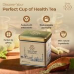 Dabur 1884 Tummy Comfort Herbal Tea | 20 Biodegradable Tea Bags (50g) | 100% Natural Ingredients | Recyclable Aluminum Tin | Relieves Bloating, Improves Digestion | Perfect for Gifting - Image 4