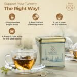 Dabur 1884 Tummy Comfort Herbal Tea | 20 Biodegradable Tea Bags (50g) | 100% Natural Ingredients | Recyclable Aluminum Tin | Relieves Bloating, Improves Digestion | Perfect for Gifting - Image 5