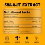 Shilajit Capsules with Added Ashwagandha KSM 66-500mg Potent Herbal Supplement -High Fulvic and Humic Acids- Himilayan Extract- Made in The UK - GMP, FDA, HACCP Certified -60 Vegan Capsules - Image 5
