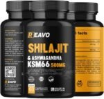 Shilajit Capsules with Added Ashwagandha KSM 66-500mg Potent Herbal Supplement -High Fulvic and Humic Acids- Himilayan Extract- Made in The UK - GMP, FDA, HACCP Certified -60 Vegan Capsules - Image 7