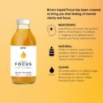 Brite Liquid Focus Natural Nootropic Drink for Mental Performance, Pack of 12 x 330 ml (Pineapple and Mango) - Image 3